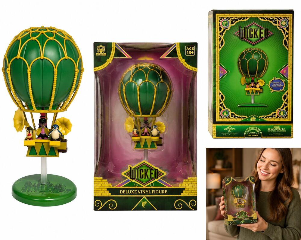 Wicked Deluxe Vinyl Figure Hot Air Balloon Display